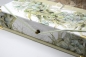Preview: Stifte-Schachtel mit Klappdeckel ca. 21x10x4cm | Eukalyptuskranz | salbeigrün | Art. Nr. 97040605